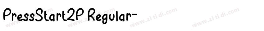 PressStart2P Regular字体转换